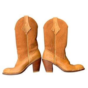 Vintage Acme Ladies Cowboy Boots Western Fashion Girls Size 6 M Made in USA